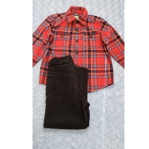 Oshkosh Set Shirt & Pants for Boys Size 4T
